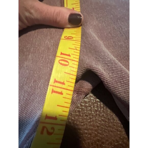 Offline by Aerie 7/8 Leggings-Hi-Rise-Seamless Macrame Braided Sides-Mauve-M - Picture 4 of 8